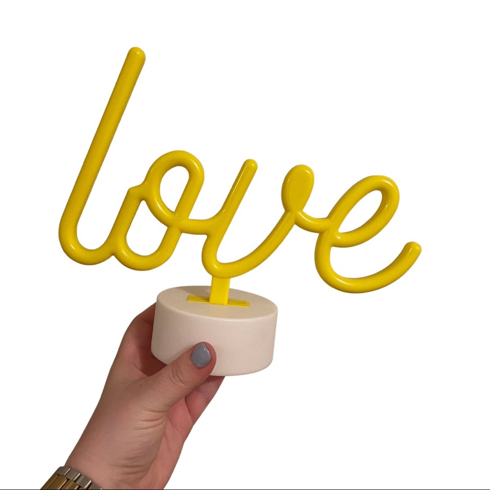 Aerie Cursive “Love” Mini Neon Light